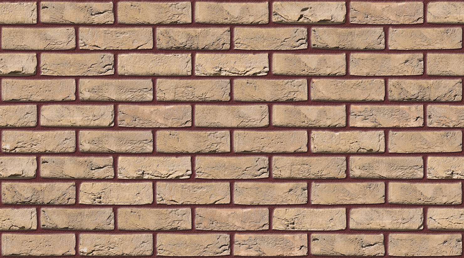 Anglesea Weathered Buff with Brown Red mortar