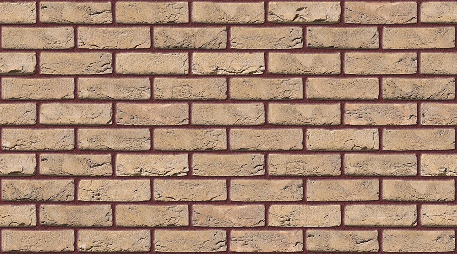 Anglesea Weathered Buff with Brown Red mortar