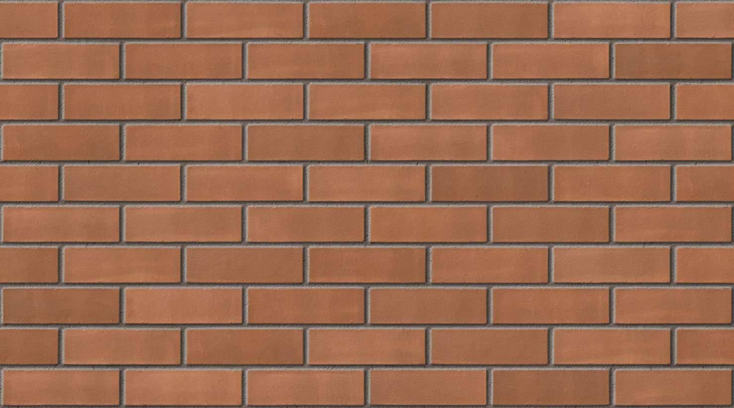 Brown Smooth with Mid Grey mortar