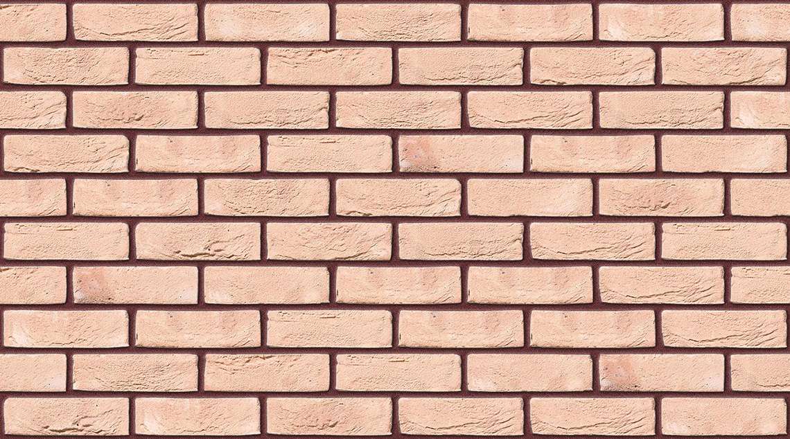 Oakthorpe Buff Multi with Brown Red mortar