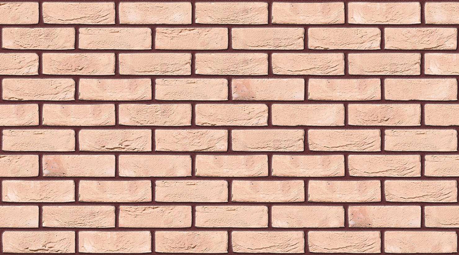 Oakthorpe Buff Multi with Brown Red mortar