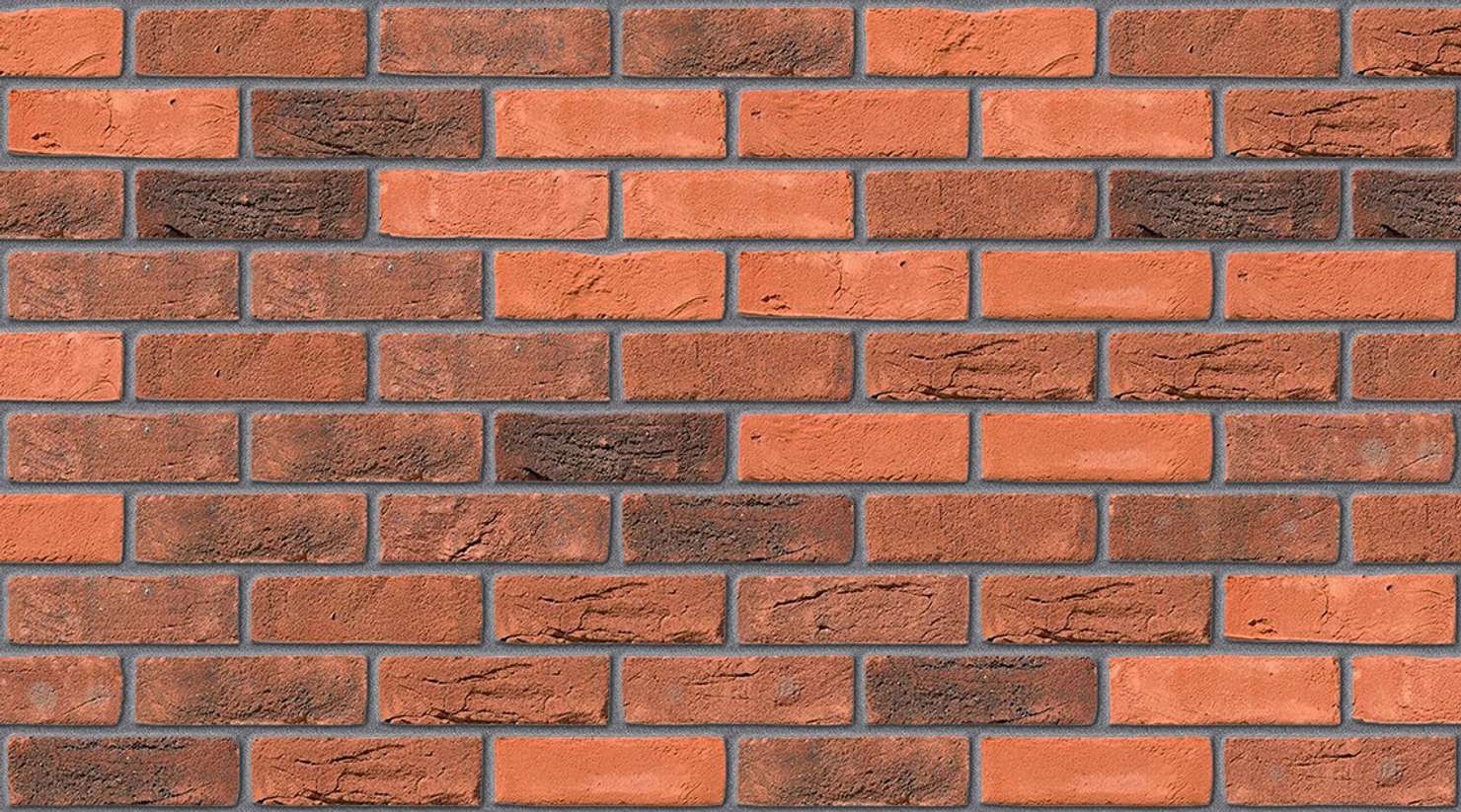 Surrey Hill Red Multi with Mid Grey mortar