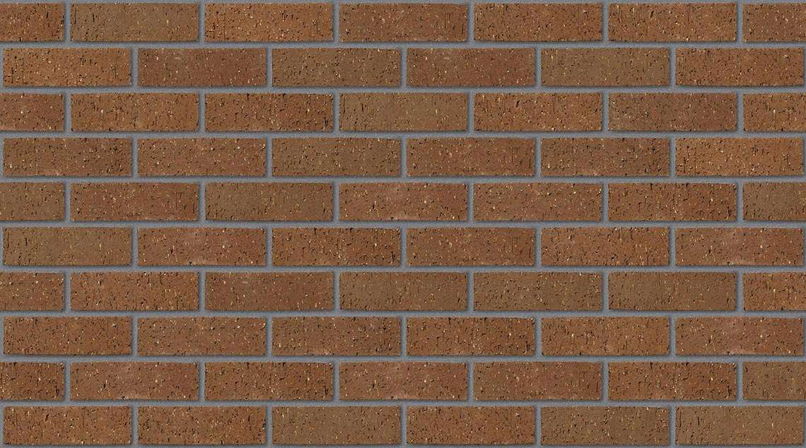 Staffordshire Brown Dragfaced with Mid Grey mortar