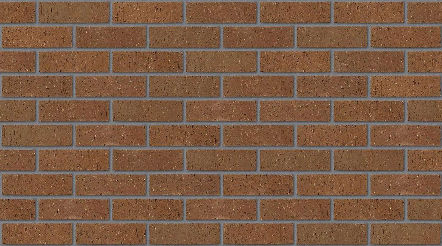 Staffordshire Brown Dragfaced with Mid Grey mortar