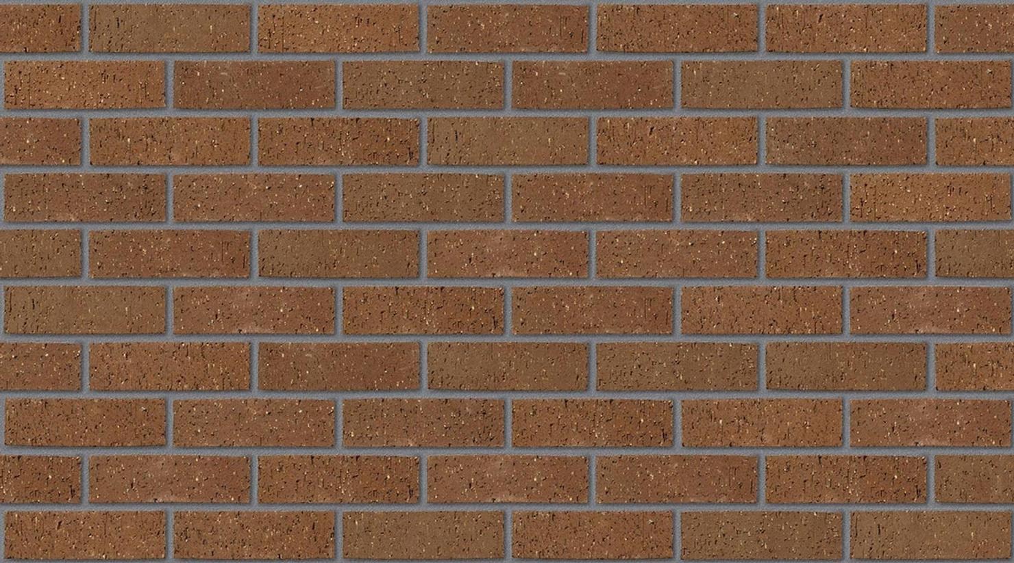 Staffordshire Brown Dragfaced with Mid Grey mortar