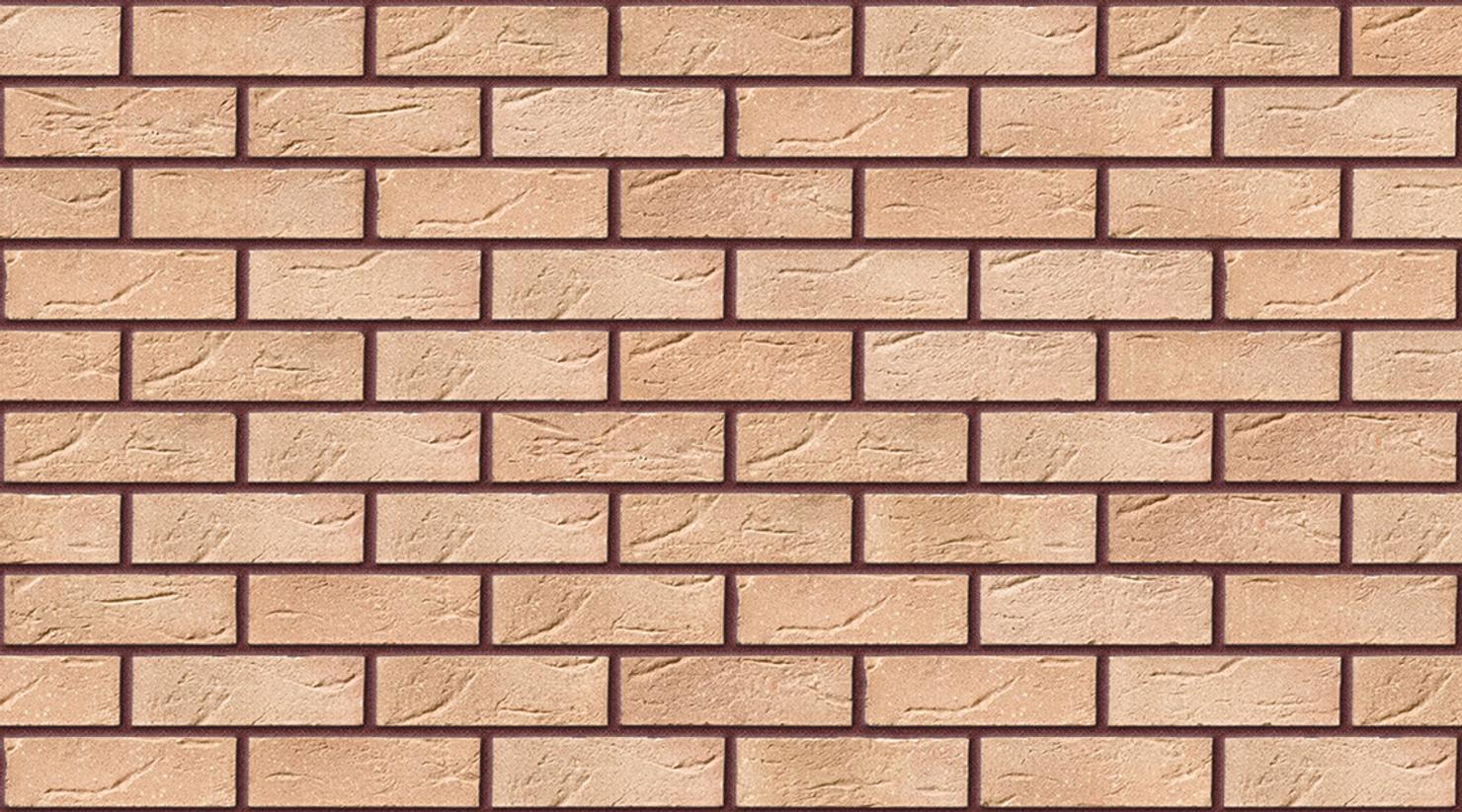 Burwell Buff with Brown Red mortar