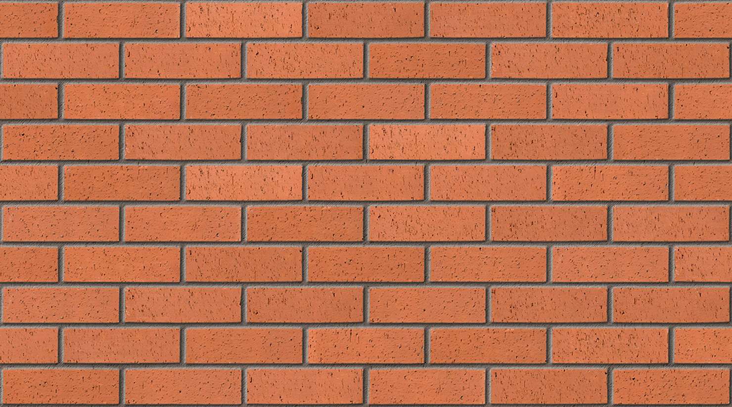 Red Dragface with Mid Grey mortar