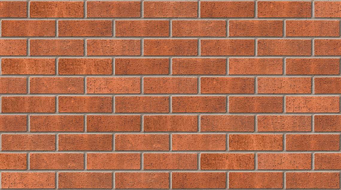 Red Rustic with Natural mortar