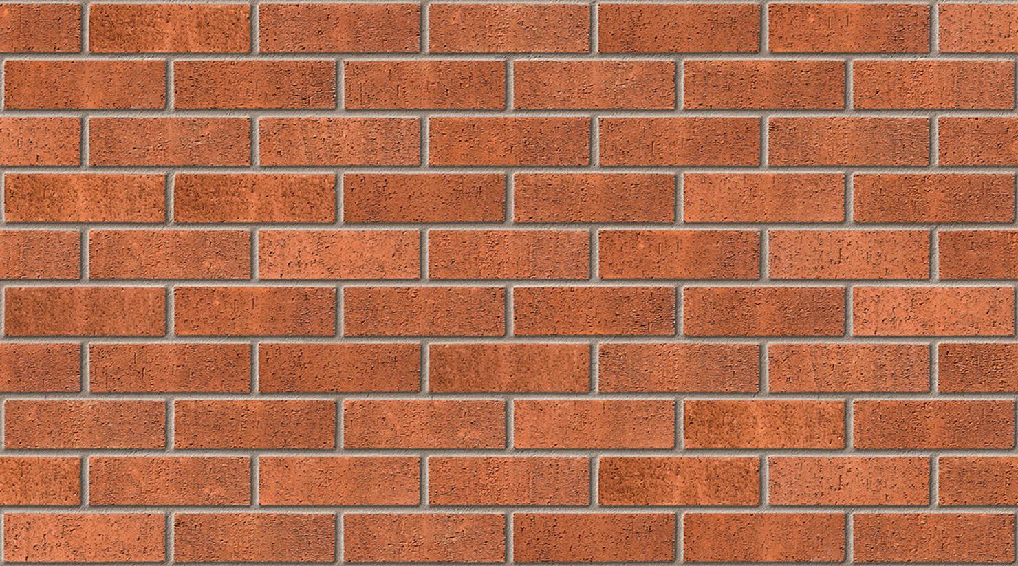 Red Rustic with Natural mortar