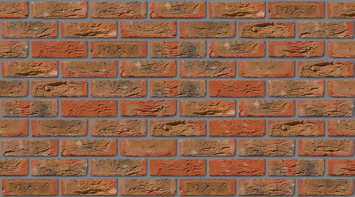 Sussex Red with Mid Grey mortar