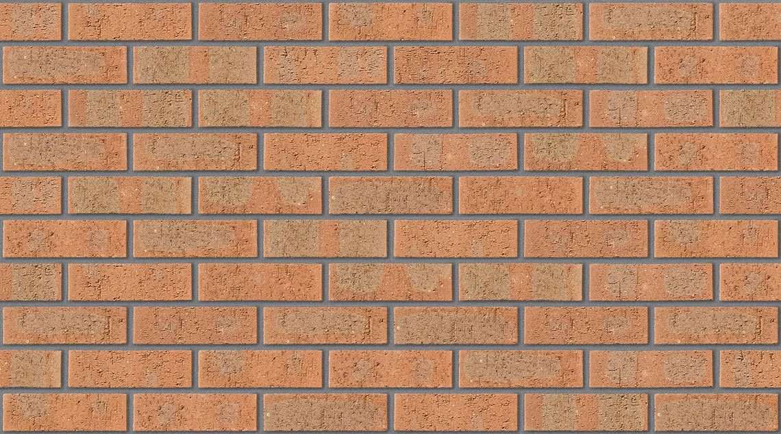 Old English Rose Rustic with Mid Grey mortar