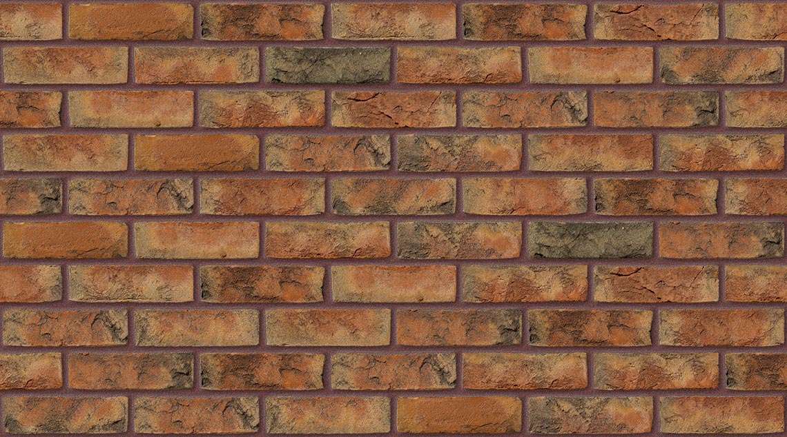 Milano with Brown Red mortar
