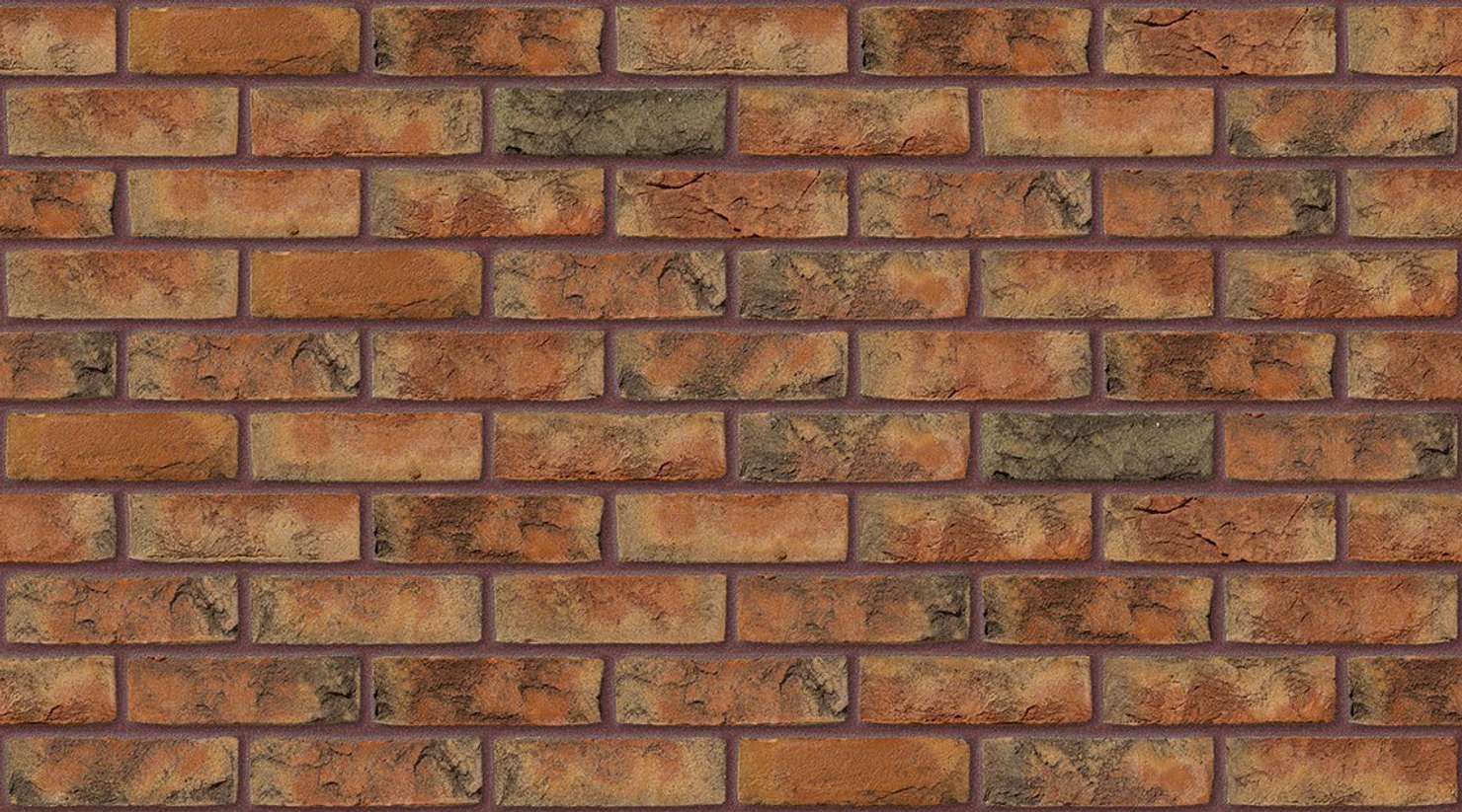 Milano with Brown Red mortar