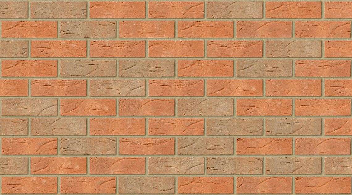Clumber Red Mixture with Buff mortar