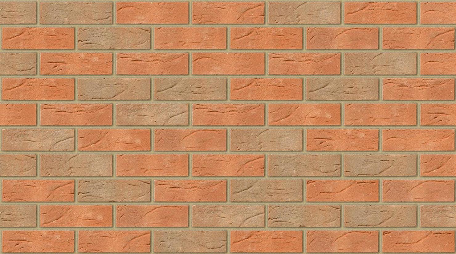 Clumber Red Mixture with Buff mortar