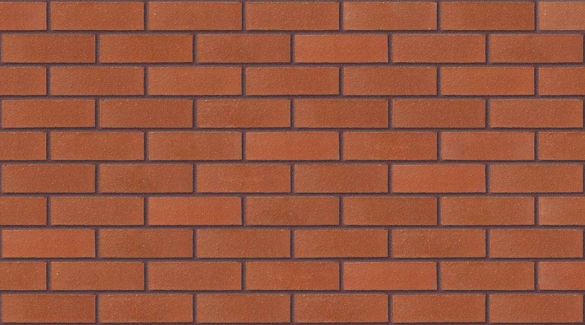 County Red Smooth with Brown Red mortar
