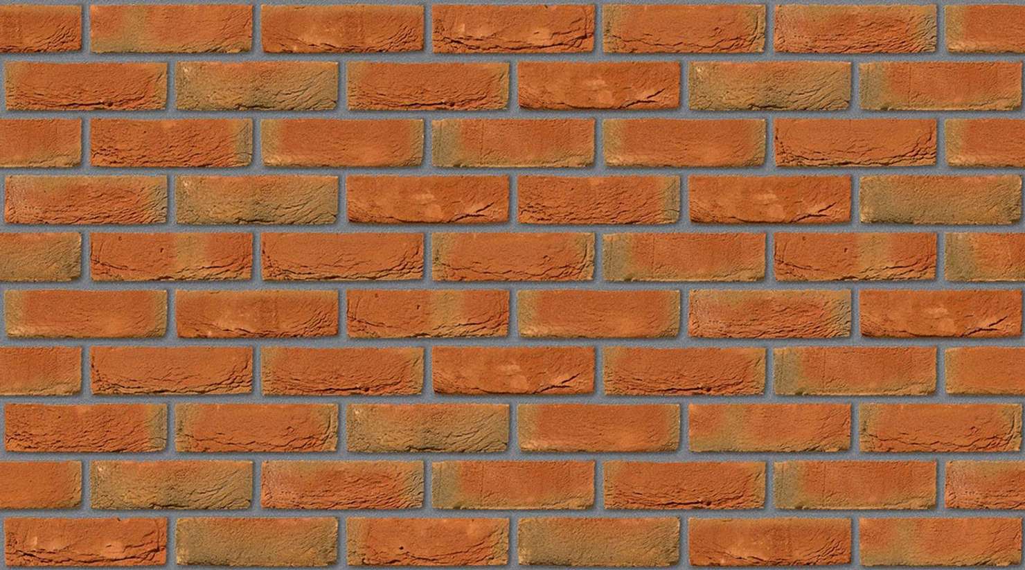 Kingspark Red Multi with Mid Grey mortar