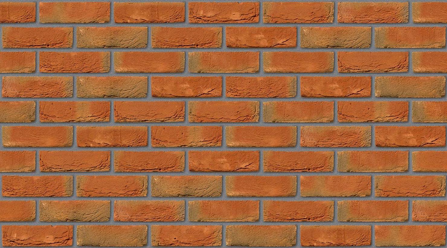 Kingspark Red Multi with Mid Grey mortar