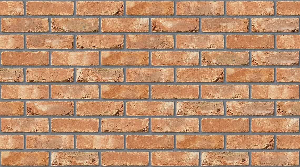 Kopper Red with Mid Grey mortar
