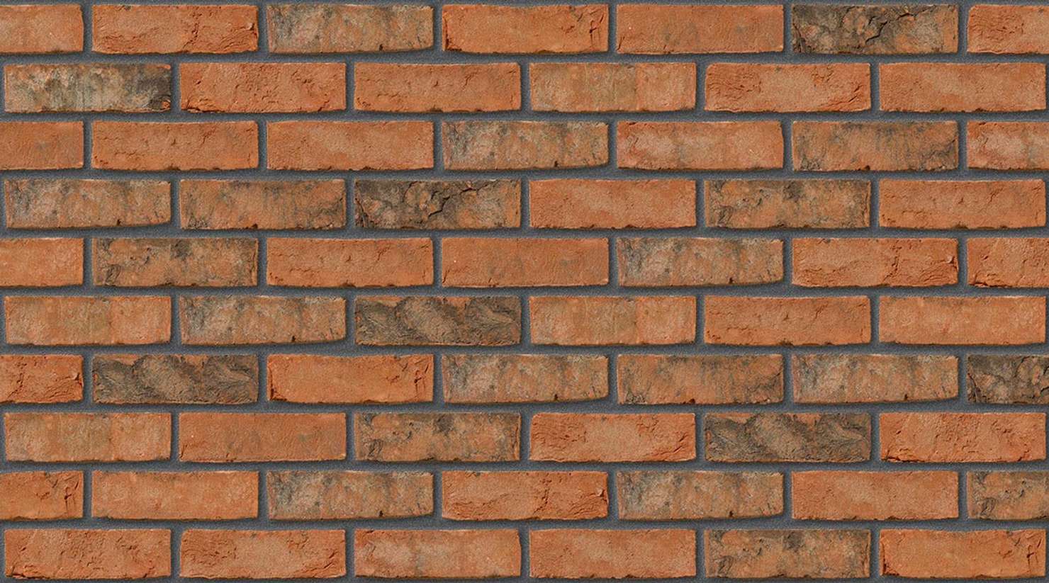 Washington Red Multi with Dark Grey mortar