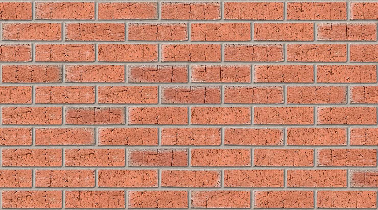 Abbey Red Multi with Ivory mortar