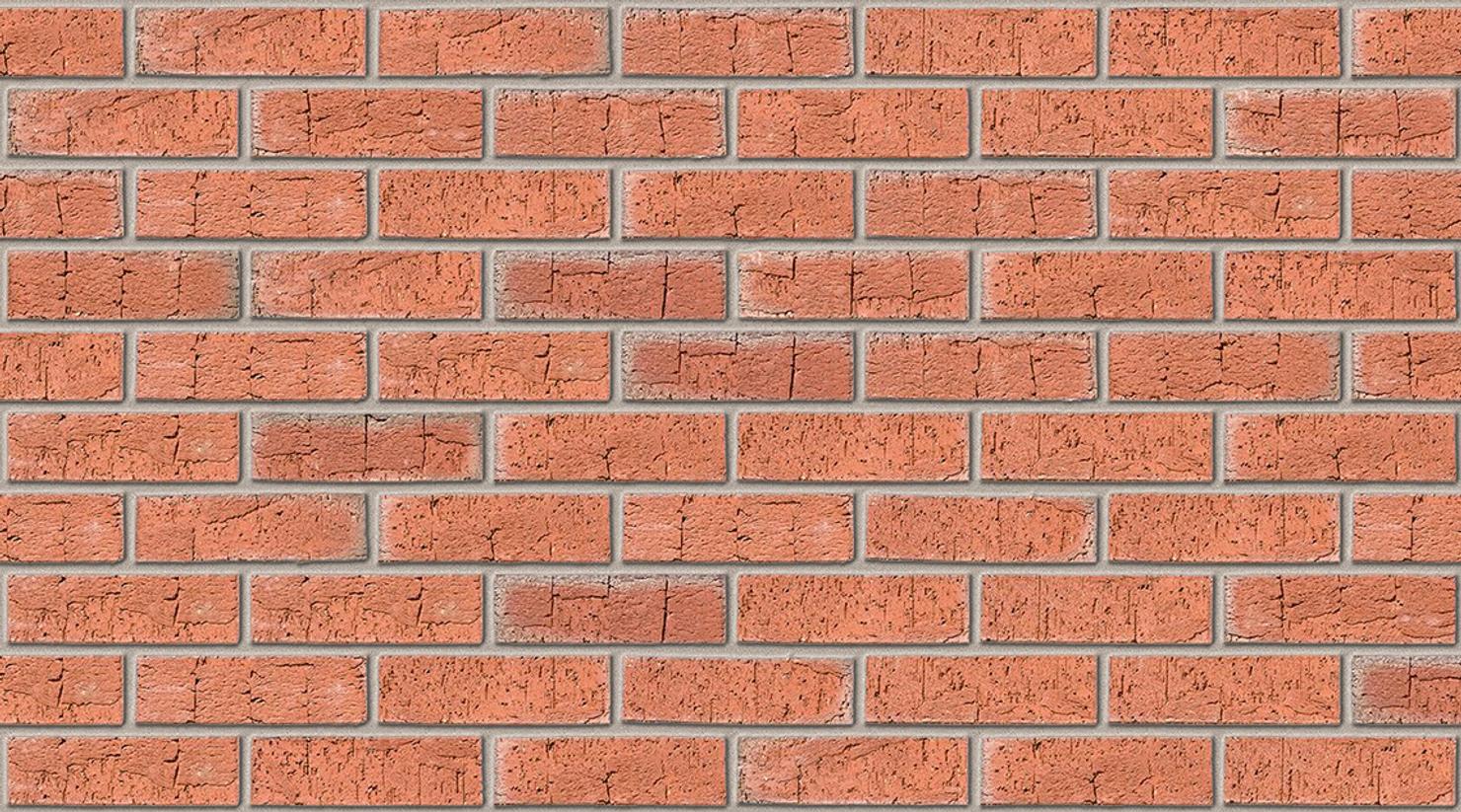 Abbey Red Multi with Ivory mortar