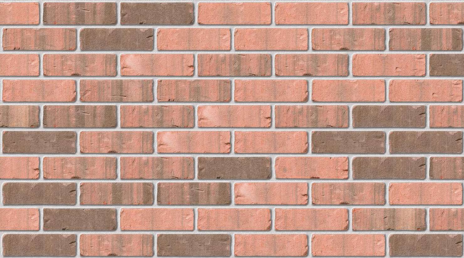 Woodside Mixture with White mortar