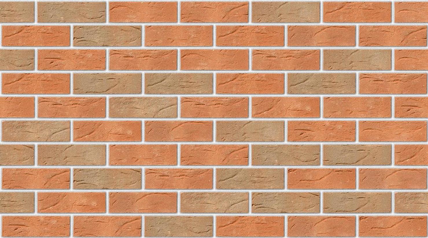 Clumber Red Mixture with White mortar