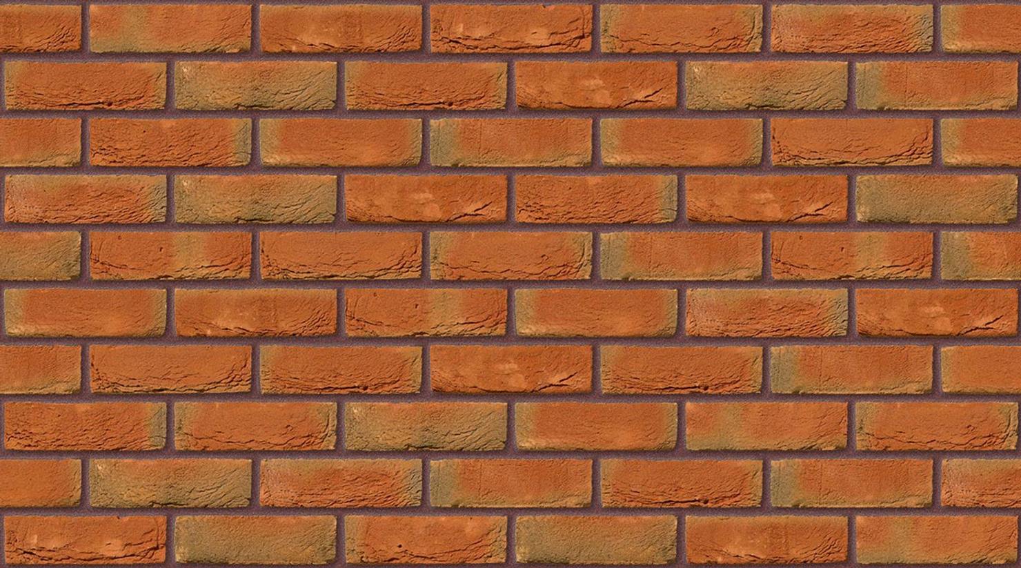 Kingspark Red Multi with Brown Red mortar