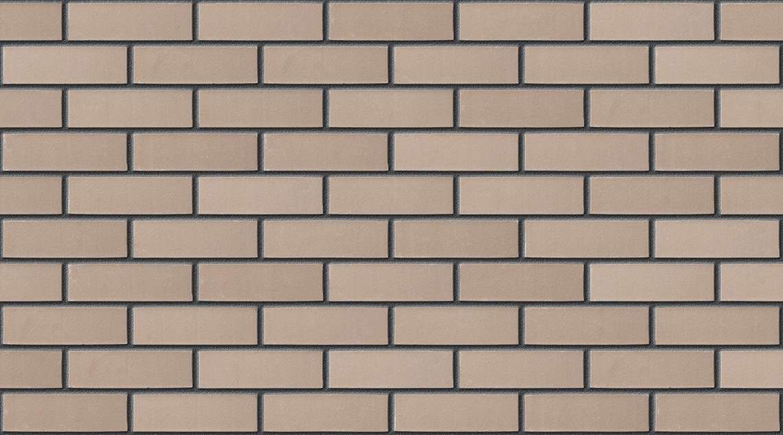 Klinker Chrome Grey with Dark Grey mortar