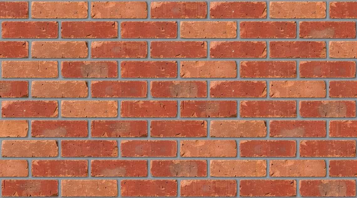 Malvern Red with Natural mortar