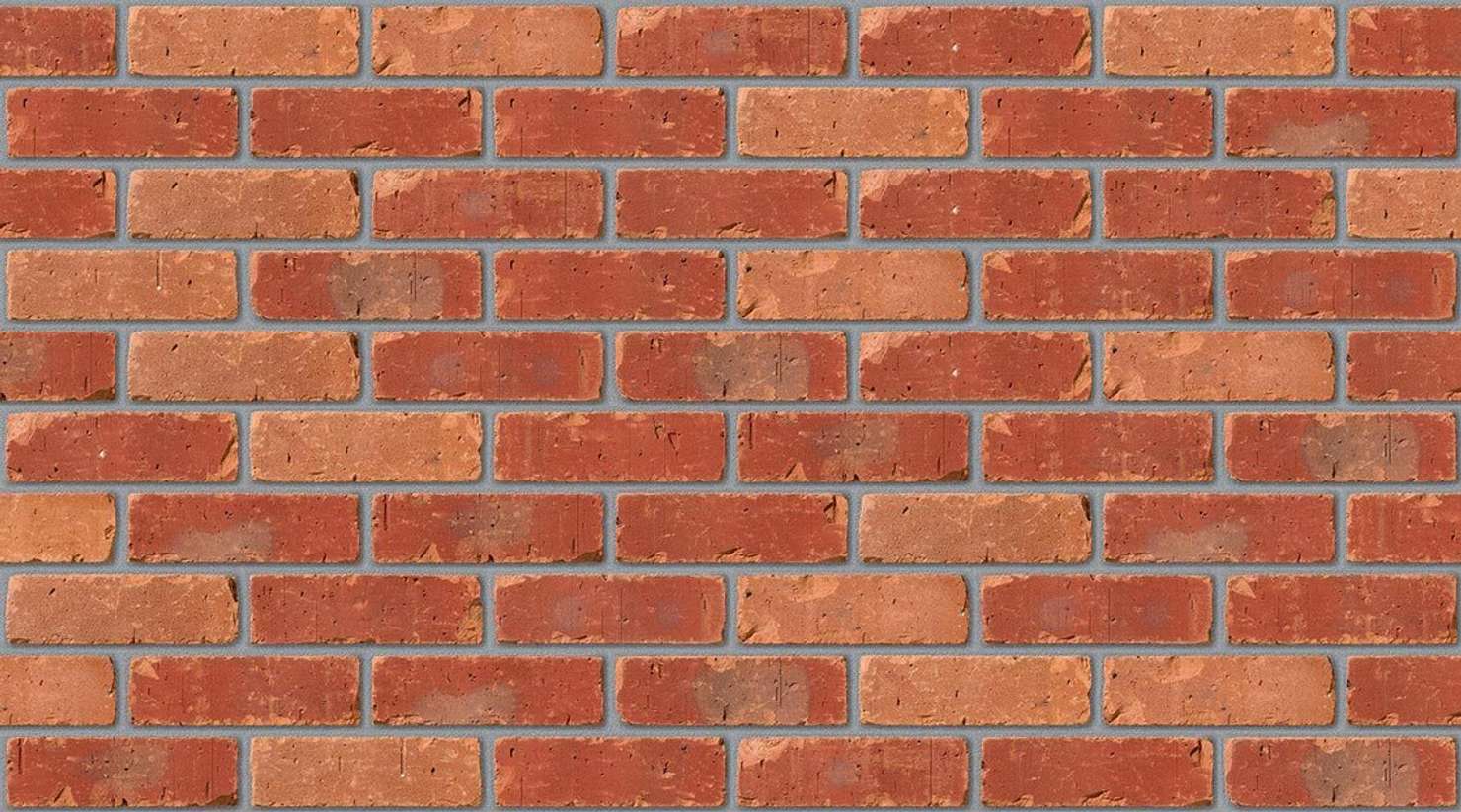 Malvern Red with Natural mortar