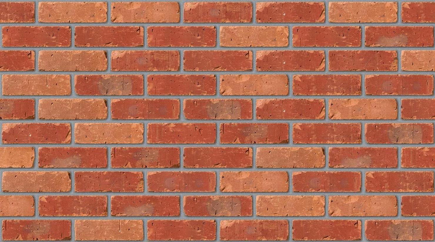 Malvern Red with Natural mortar