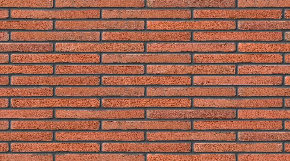 Roman Orange with Dark Grey mortar