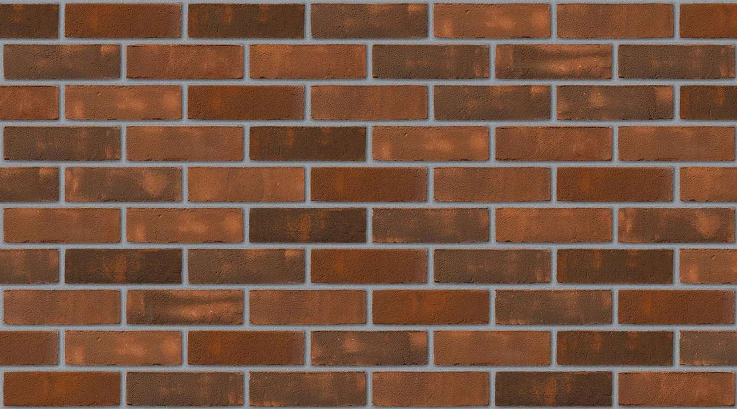 Old English Red with Natural mortar