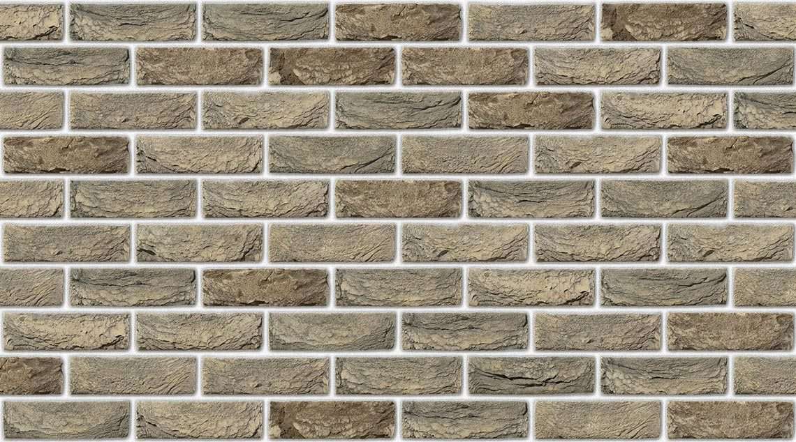 Brama with White mortar