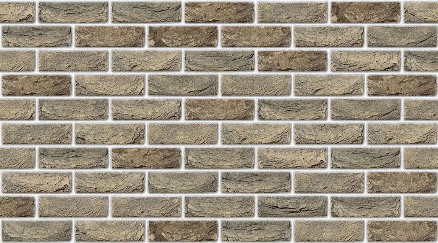 Brama with White mortar