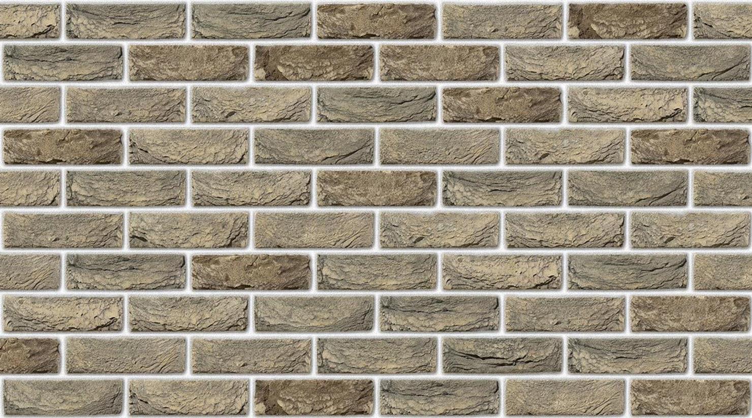 Brama with White mortar