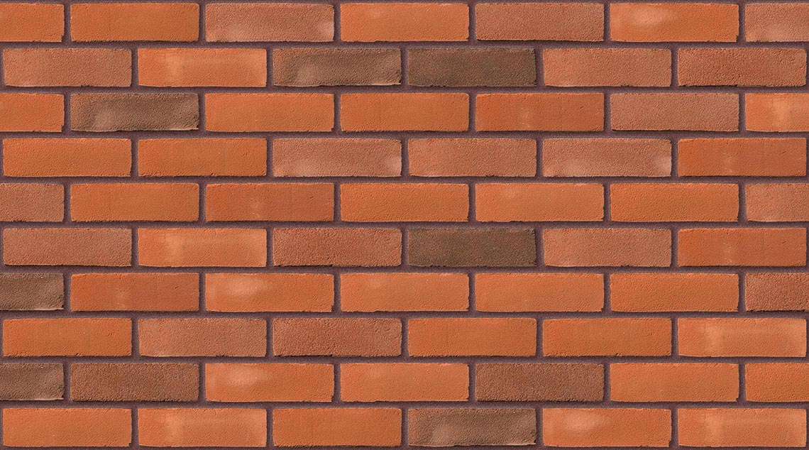 Moreton Red Multi with Brown Red mortar