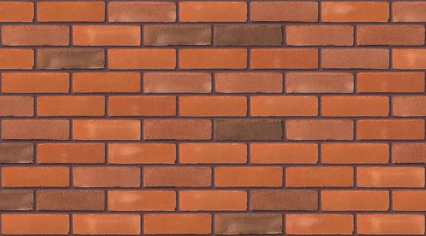 Moreton Red Multi with Brown Red mortar