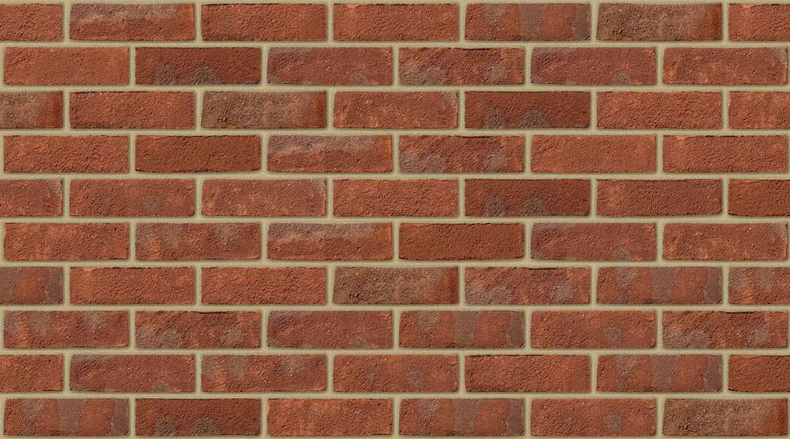 Oakthorpe Red Multi with Buff mortar