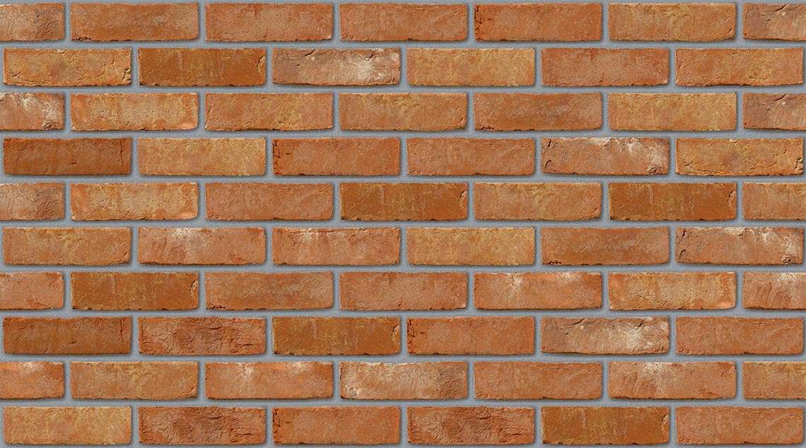 Reno Red Multi with Natural mortar