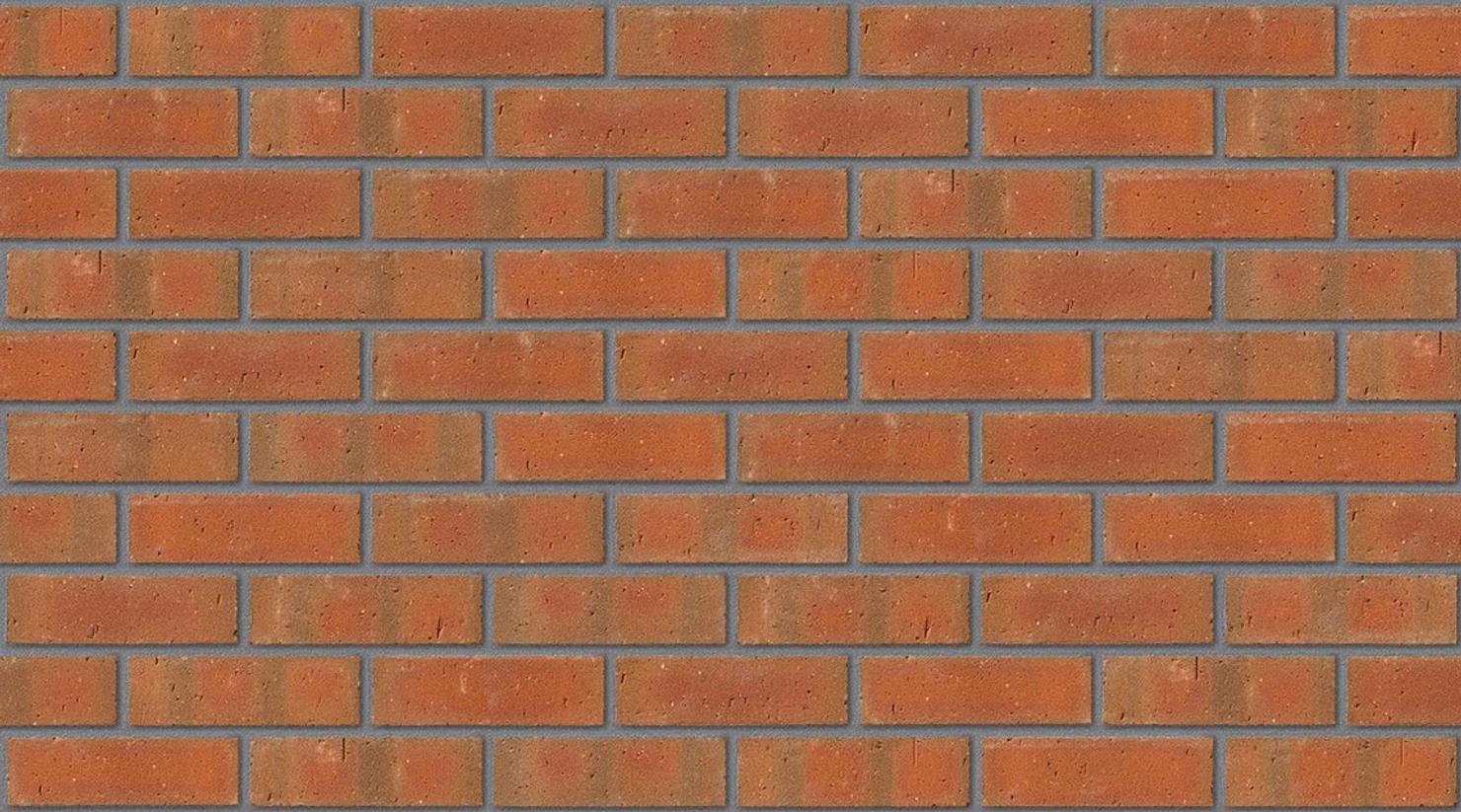 Pembridge Red with Mid Grey mortar