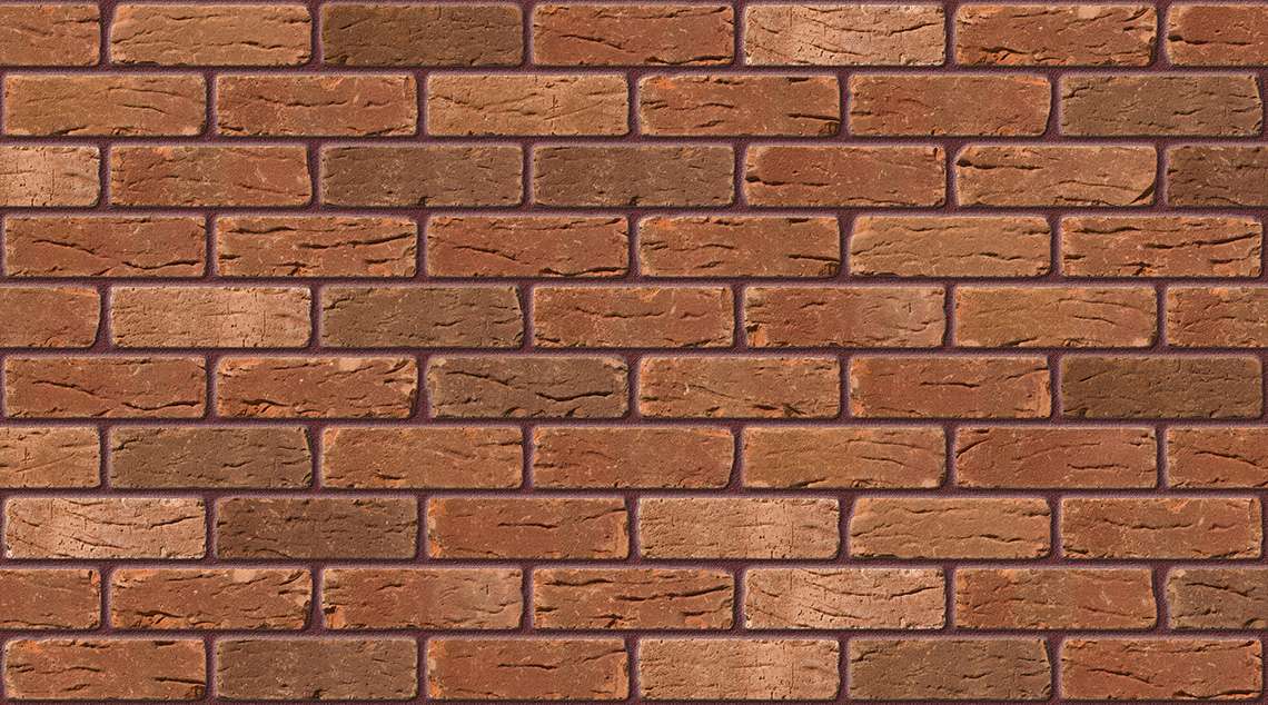 Northumbled Blend with Brown Red mortar