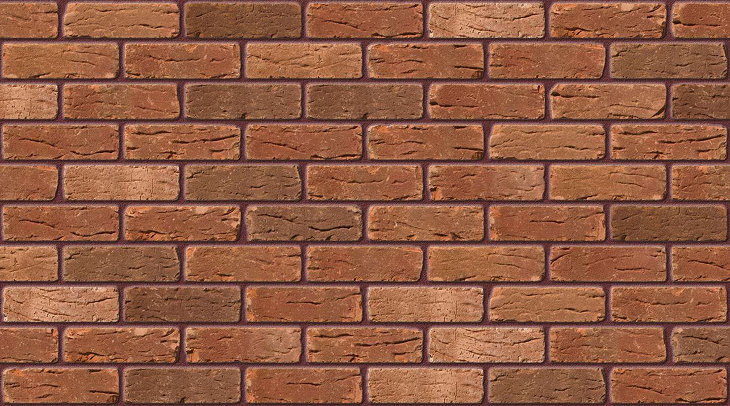 Northumbled Blend with Brown Red mortar