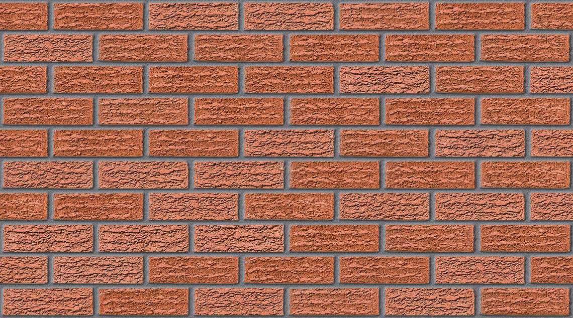 Langwith Red with Mid Grey mortar