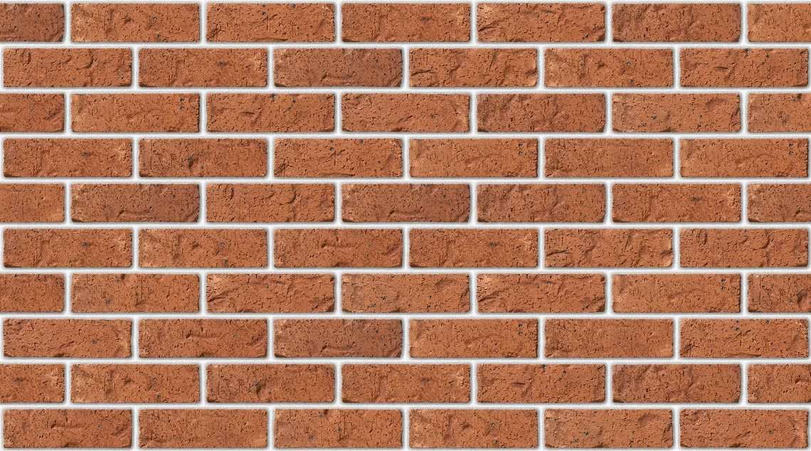 Meadow Red with White mortar