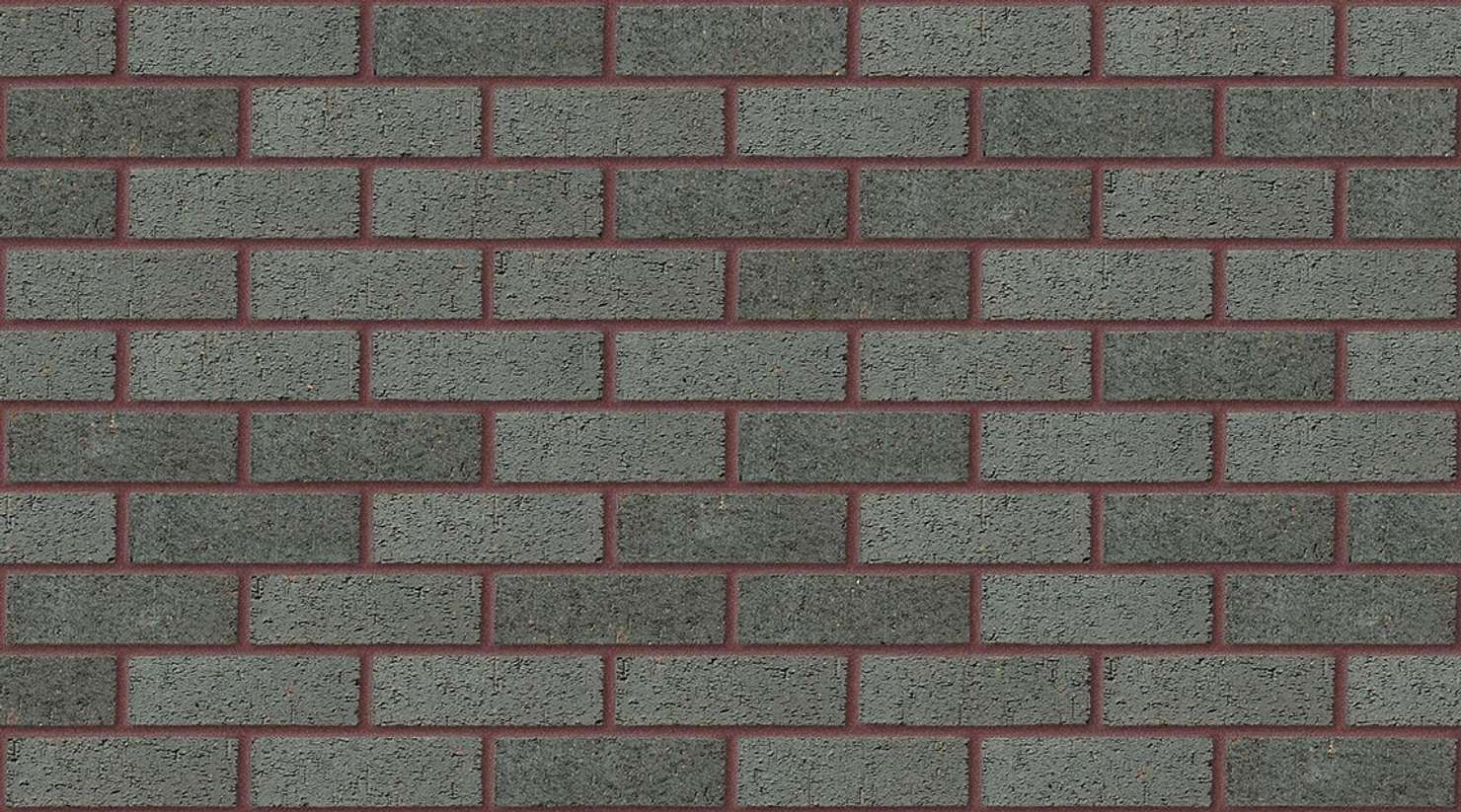 Blue Rustic with Brown Red mortar