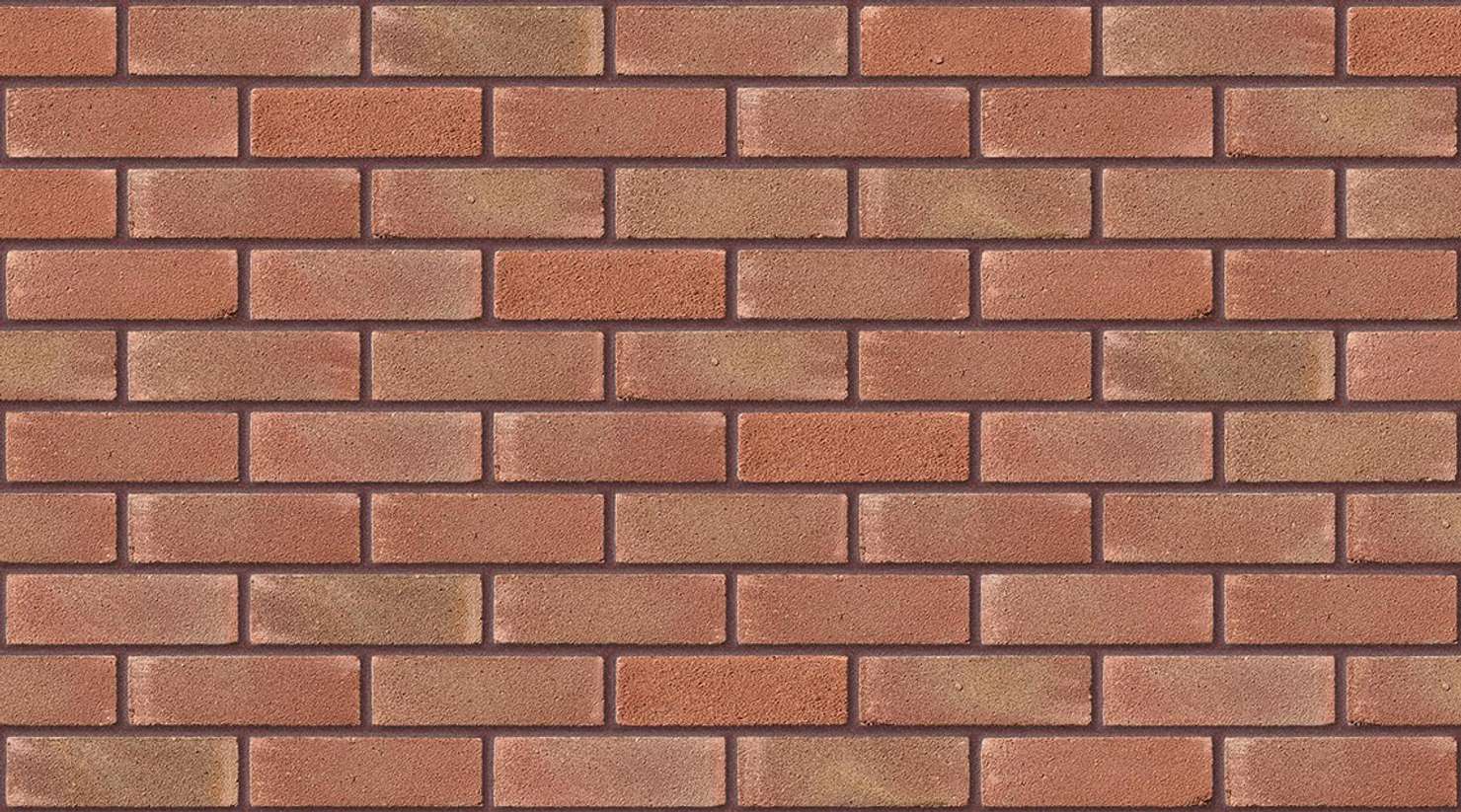 Heather Multi with Brown Red mortar