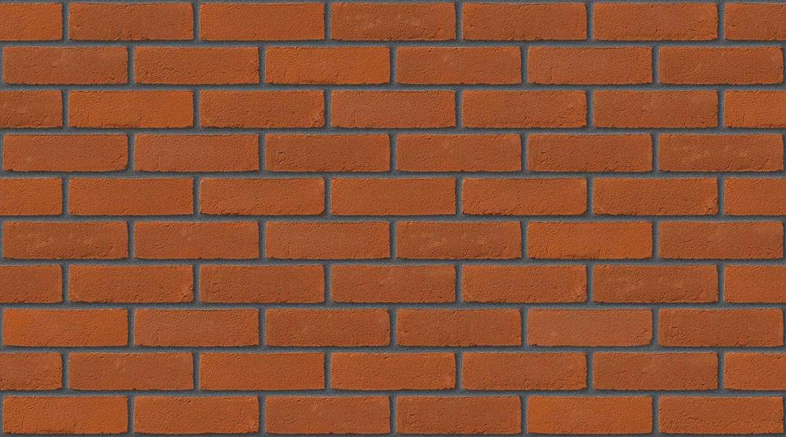 Oranjerood with Dark Grey mortar